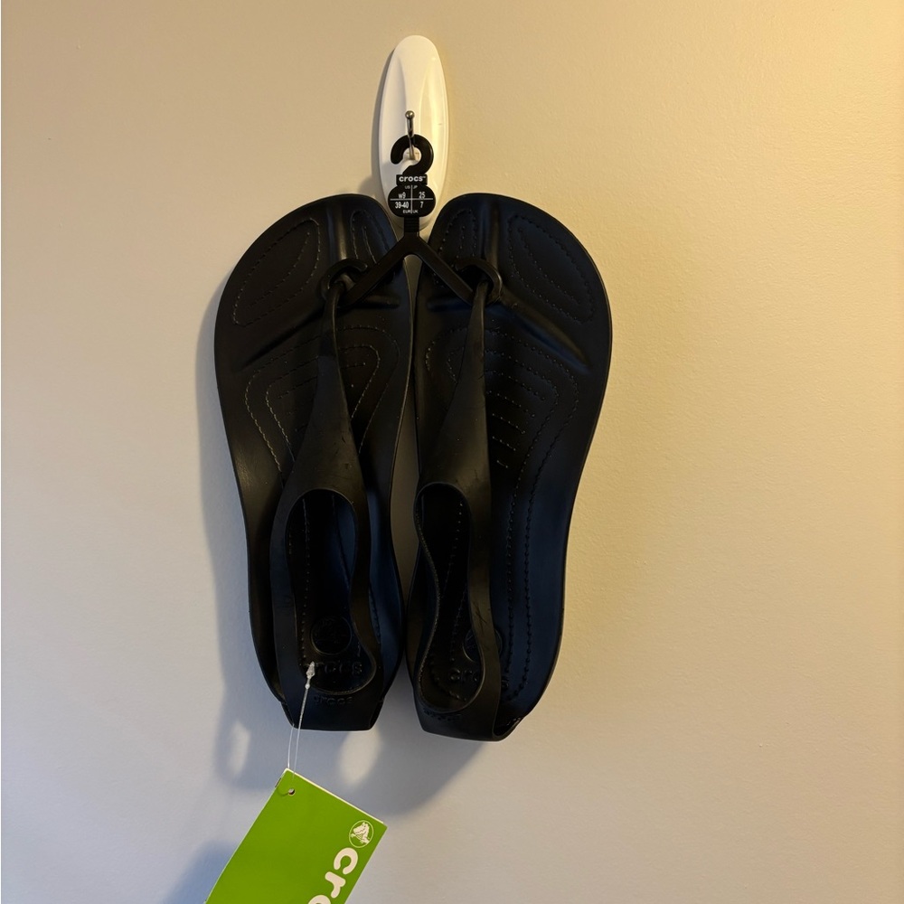 CROCS Black Sexi Flip Sandals